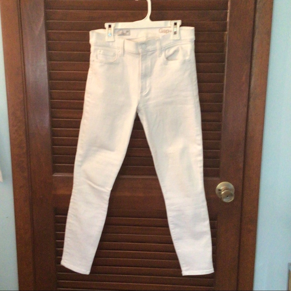 Gap White Skinny Jeans